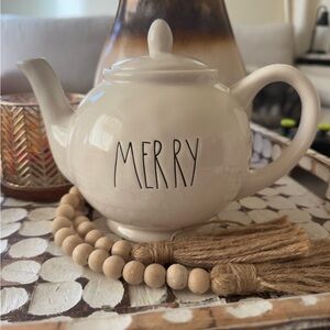 Rae Dunn ‘Merry’ Teapot